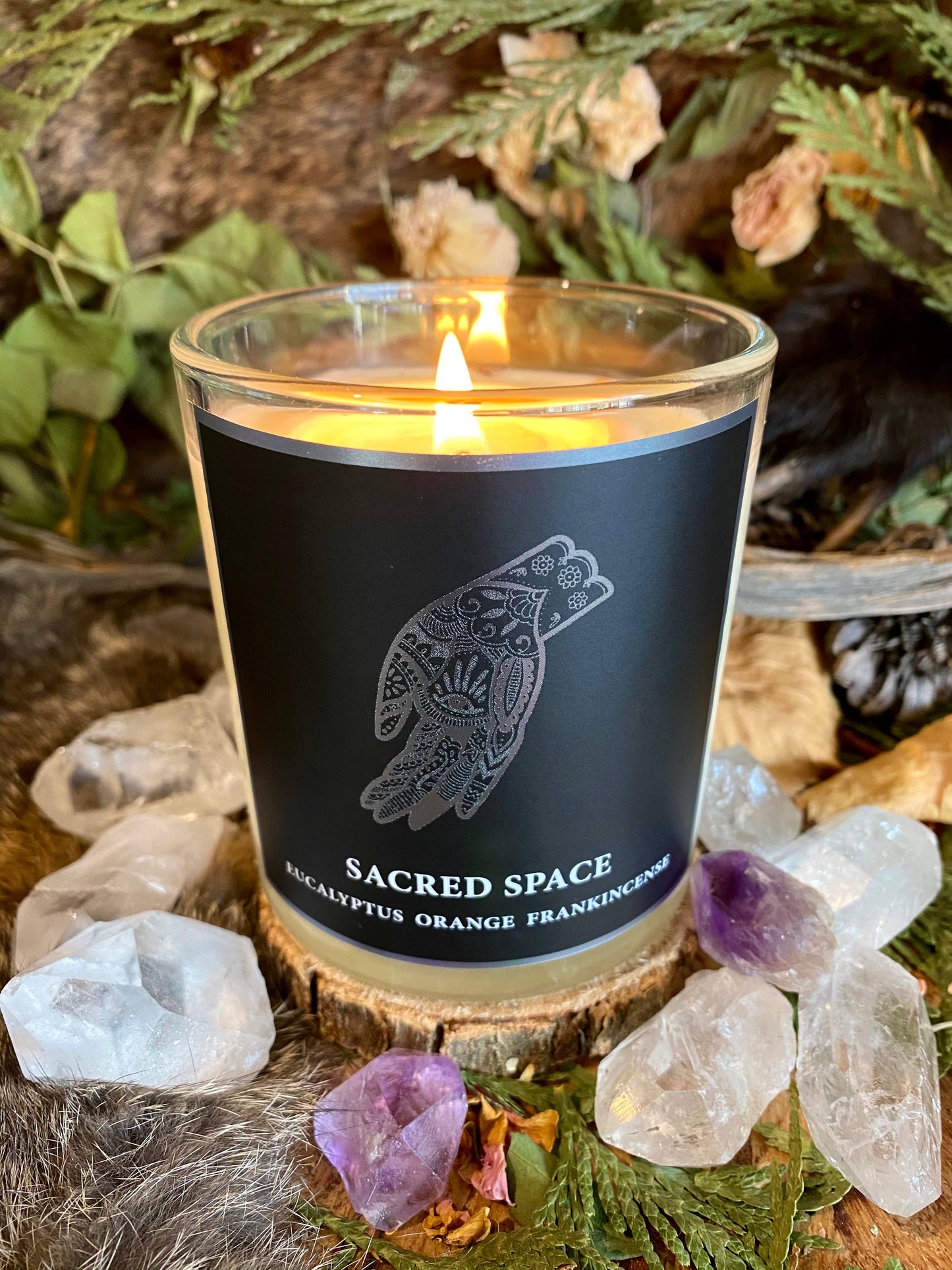 8.5oz Sacred Space Candle