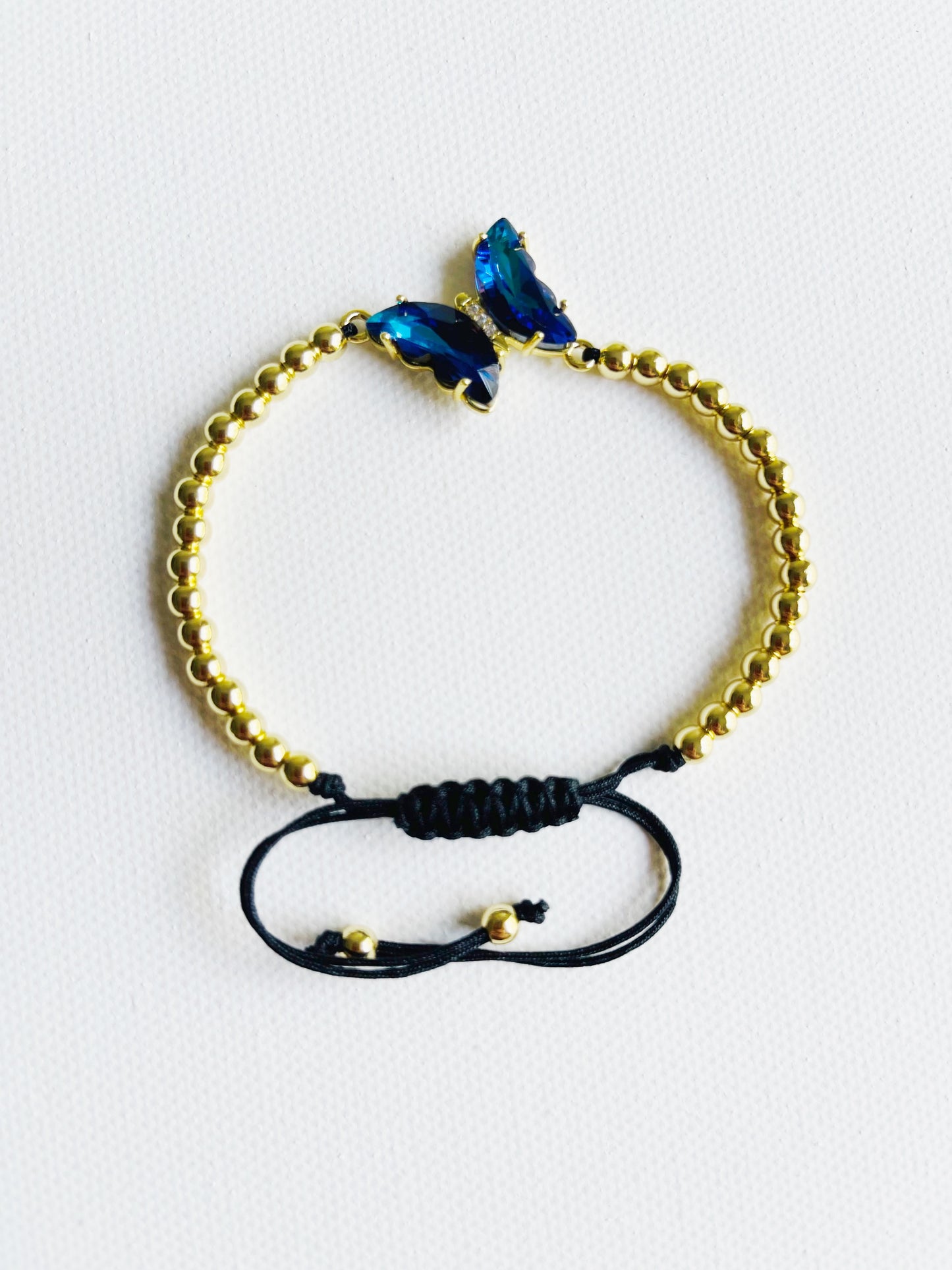 Blue Crystal butterfly 🦋 bracelet
