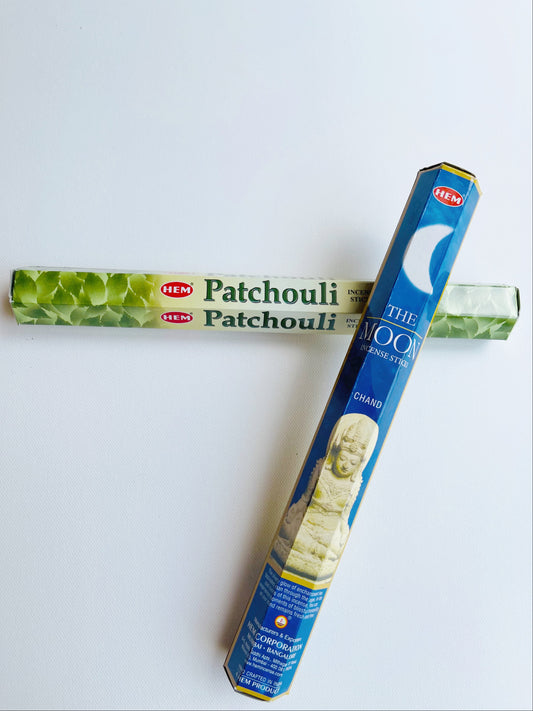 Patchouli and The Moon Incense Set